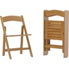 image:imageFlash Furniture Holden Commercial Solid Wood Dining Chair Foldable Design Solid Beechwood Frame Curved Back Mortise and Tenon Construction OakOak