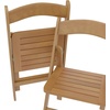image:imageFlash Furniture Holden Commercial Solid Wood Dining Chair Foldable Design Solid Beechwood Frame Curved Back Mortise and Tenon Construction OakOak