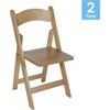 image:imageFlash Furniture Holden Commercial Solid Wood Dining Chair Foldable Design Solid Beechwood Frame Curved Back Mortise and Tenon Construction OakOak