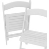 image:imageFlash Furniture Holden Commercial Solid Wood Dining Chair Foldable Design Solid Beechwood Frame Curved Back Mortise and Tenon Construction OakWhite