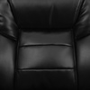 image:imageFlash Furniture Isla LeatherSoft Executive Side Reception Chair with Padded Arms and Sled Base Upholstered Side Chair for Living RoomOffice BlackBlack Leathersoft