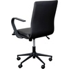 image:imageFlash Furniture James MidBack Designer Executive Office Chair  Black LeatherSoft Upholstery  Brushed Gold Base and Arms  Height Adjustable 360 Swivel SeatBlackBlack