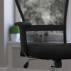 image:imageFlash Furniture Jasmine MidBack Black Mesh Contemporary Swivel Task Office Chair with Chrome Base and Adjustable ArmsBlack