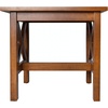 image:imageFlash Furniture Jasper Farmhouse Solid Wood End Table Rustic End Side Table XFrame Design for Living Room Bedroom Home Office 1975 H Acacia GrayRustic WhiteWalnut
