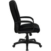image:imageFlash Furniture Jessica High Back Black LeatherSoft Executive Swivel Office Chair with ArmsBlack Fabric