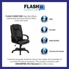 image:imageFlash Furniture Jessica High Back Black LeatherSoft Executive Swivel Office Chair with ArmsBlack Leathersoft