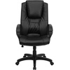 image:imageFlash Furniture Jessica High Back Black LeatherSoft Executive Swivel Office Chair with Oversized Headrest and Arms