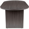 image:imageFlash Furniture Jones 6 Oval Multipurpose Conference Table Business Meeting Table for Office and Conference Rooms Rustic GrayRustic Gray