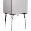 image:imageFlash Furniture Justin HeightAdjustable Student Study Carrel for Testing CentersClassrooms Modular Study CarrelPrivate Student Testing Desk GrayNebula Grey