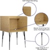 image:imageFlash Furniture Justin HeightAdjustable Student Study Carrel for Testing CentersClassrooms Modular Study CarrelPrivate Student Testing Desk GrayOak