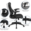 image:imageFlash Furniture Kale High Back Designer Blue Mesh Executive Swivel Ergonomic Office Chair with Adjustable ArmsBlack Mesh