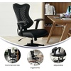 image:imageFlash Furniture Kale High Back Designer Blue Mesh Executive Swivel Ergonomic Office Chair with Adjustable ArmsBlack Mesh