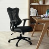 image:imageFlash Furniture Kale High Back Designer Blue Mesh Executive Swivel Ergonomic Office Chair with Adjustable ArmsBlack Mesh