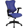 image:imageFlash Furniture Kale High Back Designer Blue Mesh Executive Swivel Ergonomic Office Chair with Adjustable ArmsBlue Mesh