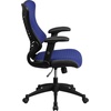 image:imageFlash Furniture Kale High Back Designer Blue Mesh Executive Swivel Ergonomic Office Chair with Adjustable ArmsBlue Mesh