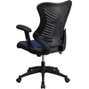 image:imageFlash Furniture Kale High Back Designer Blue Mesh Executive Swivel Ergonomic Office Chair with Adjustable ArmsBlue Mesh