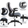 image:imageFlash Furniture Kale High Back Designer Blue Mesh Executive Swivel Ergonomic Office Chair with Adjustable ArmsGray Mesh