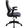 image:imageFlash Furniture Kale High Back Designer Blue Mesh Executive Swivel Ergonomic Office Chair with Adjustable ArmsGray Mesh