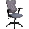 image:imageFlash Furniture Kale High Back Designer Blue Mesh Executive Swivel Ergonomic Office Chair with Adjustable ArmsGray Mesh