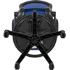 image:imageFlash Furniture Kale MidBack White Mesh Ergonomic Drafting Chair  Adjustable Foot Ring FlipUp ArmsBlue