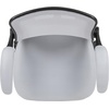 image:imageFlash Furniture Kale MidBack White Mesh Ergonomic Drafting Chair  Adjustable Foot Ring FlipUp ArmsWhite