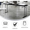 image:imageFlash Furniture Kathryn 5 Pack 6Foot Rectangle Granite White Plastic Folding TrainingSeminar TableBlack