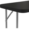 image:imageFlash Furniture Kathryn 5 Pack 6Foot Rectangle Granite White Plastic Folding TrainingSeminar TableBlack