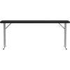 image:imageFlash Furniture Kathryn 5 Pack 6Foot Rectangle Granite White Plastic Folding TrainingSeminar TableBlack
