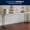image:imageFlash Furniture Kathryn 5 Pack 6Foot Rectangle Granite White Plastic Folding TrainingSeminar TableGranite White
