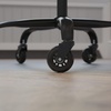 image:imageFlash Furniture Kelista MidBack Black Mesh Ergonomic Drafting Chair amp Waylon Set of 5 Transparent Polyurethane Replacement Wheels for Gaming Business and Home Office ChairsBlue Mesh