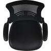 image:imageFlash Furniture Kelista MidBack Swivel Office Chair with Adjustable Seat Height Ergonomic Mesh Desk Chair with FlipUp Armrests BlackBlack LeathersoftMesh