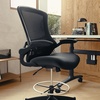image:imageFlash Furniture Kelista MidBack Swivel Office Chair with Adjustable Seat Height Ergonomic Mesh Desk Chair with FlipUp Armrests BlackBlack Mesh
