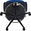 image:imageFlash Furniture Kelista MidBack Swivel Office Chair with Adjustable Seat Height Ergonomic Mesh Desk Chair with FlipUp Armrests BlackBlue Mesh