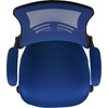 image:imageFlash Furniture Kelista MidBack Swivel Office Chair with Adjustable Seat Height Ergonomic Mesh Desk Chair with FlipUp Armrests BlackBlue Mesh