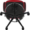 image:imageFlash Furniture Kelista MidBack Swivel Office Chair with Adjustable Seat Height Ergonomic Mesh Desk Chair with FlipUp Armrests BlackRed Mesh
