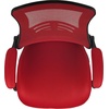 image:imageFlash Furniture Kelista MidBack Swivel Office Chair with Adjustable Seat Height Ergonomic Mesh Desk Chair with FlipUp Armrests BlackRed Mesh