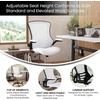 image:imageFlash Furniture Kelista MidBack Swivel Office Chair with Adjustable Seat Height Ergonomic Mesh Desk Chair with FlipUp Armrests BlackWhite Mesh