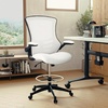 image:imageFlash Furniture Kelista MidBack Swivel Office Chair with Adjustable Seat Height Ergonomic Mesh Desk Chair with FlipUp Armrests BlackWhite Mesh