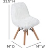 image:imageFlash Furniture Kids Shaggy Dog White Accent Chair