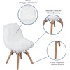 image:imageFlash Furniture Kids Shaggy Dog White Accent Chair