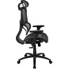 image:imageFlash Furniture LO Ergonomic Mesh Office Chair with 2to1 SynchroTilt Adjustable Headrest Lumbar Support and Adjustable Pivot Arms in BlackBlack