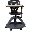 image:imageFlash Furniture Laikyn Dark Gray Mobile Desk Chair with 360 Degree Tablet Rotation and Under Seat Storage CubbyBlack