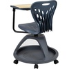 image:imageFlash Furniture Laikyn Dark Gray Mobile Desk Chair with 360 Degree Tablet Rotation and Under Seat Storage CubbyDark Gray