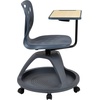 image:imageFlash Furniture Laikyn Dark Gray Mobile Desk Chair with 360 Degree Tablet Rotation and Under Seat Storage CubbyDark Gray