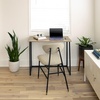 image:imageFlash Furniture Laikyn Dark Gray Mobile Desk Chair with 360 Degree Tablet Rotation and Under Seat Storage CubbyDark Gray