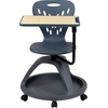 image:imageFlash Furniture Laikyn Dark Gray Mobile Desk Chair with 360 Degree Tablet Rotation and Under Seat Storage CubbyDark Gray