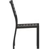 image:imageFlash Furniture Lark Outdoor Stackable Side Chair with Faux Teak Poly Slats Set of 2Gray Wash Teak