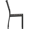 image:imageFlash Furniture Lark Outdoor Stackable Side Chair with Faux Teak Poly Slats Set of 2Gray Wash Teak