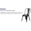 image:imageFlash Furniture Luke Commercial Grade 4 Pack BlackAntique Gold Metal IndoorOutdoor Stackable Chair