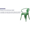 image:imageFlash Furniture Luna Commercial Grade Red Metal IndoorOutdoor Chair with ArmsGreen